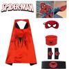 Человек-паук Героический плащ и маска Хэллоуин Мультфильм Аниме Перчатка-пусковое устройство Набор часов