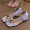 Fashion Clip Toe Women Flats Sandals Designer Fashion Shoes Casual Cozy Woman Slippers 2025 New Trend Summer Walking Sandalias De Mujer