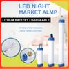Multifunction USB Rechargeable Led Light Tube Magnetic Night Market Light Portable Emergency Camping Fishing Night Light