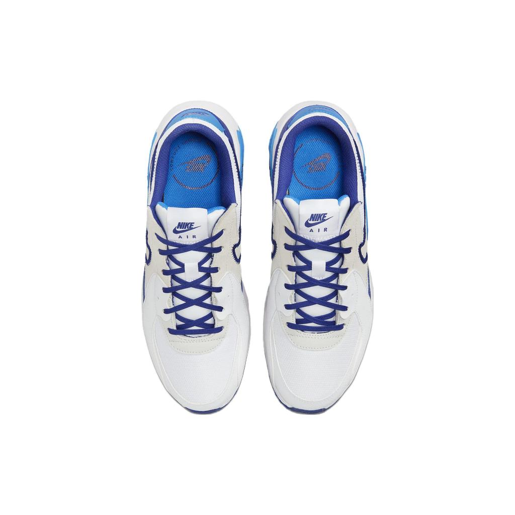 Nike Air Max Excee White Deep Royal Blue Мужские кроссовки Photo-Blue Photon-Dust DZ0795-100