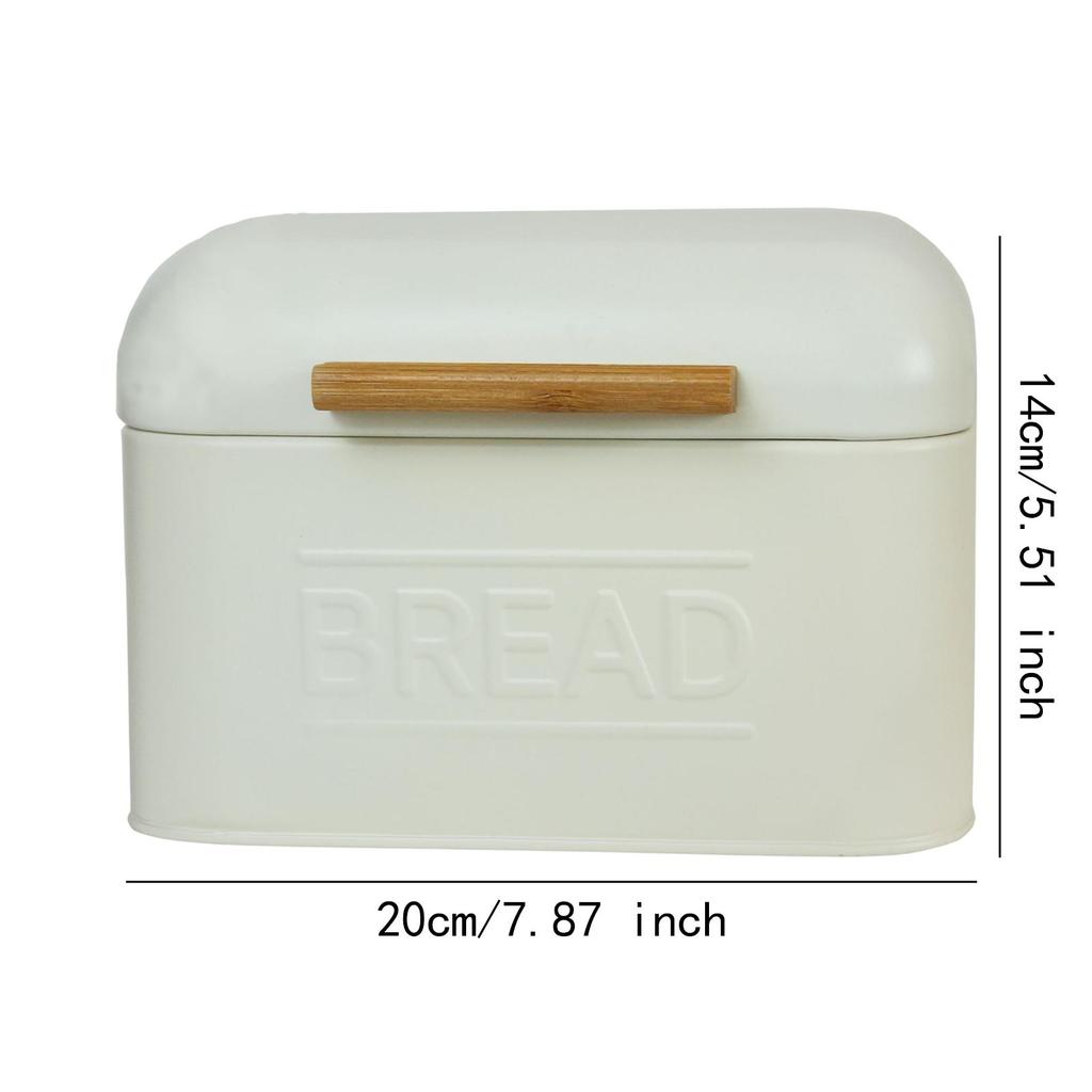 Vintage Bread Box Iron Bread Box Kitchen Storage Flip Over Storage Boxes Cupboard Iron Dustproof for Kitchen Counter Pantry