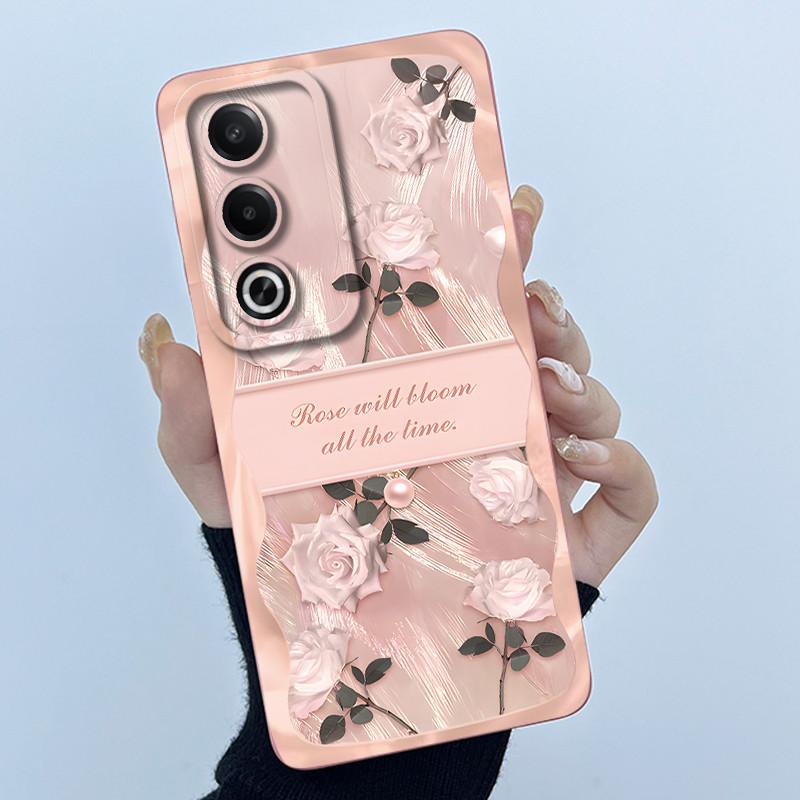 Чехол для OPPO A80 5G Модный простой Цветок Мягкий силиконовый задний чехол для OPPO A80 5G CPH2639 Чехол для телефона OPPOA80 A 80 Fundas