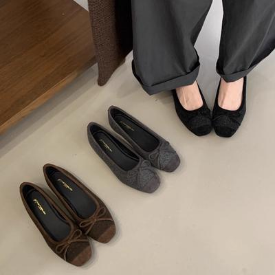 FengLiDa осень 2025 французские ретро туфли Мэри Джейн с квадратным носком для женщин, цветные одинарные туфли на высоком каблуке для женщин