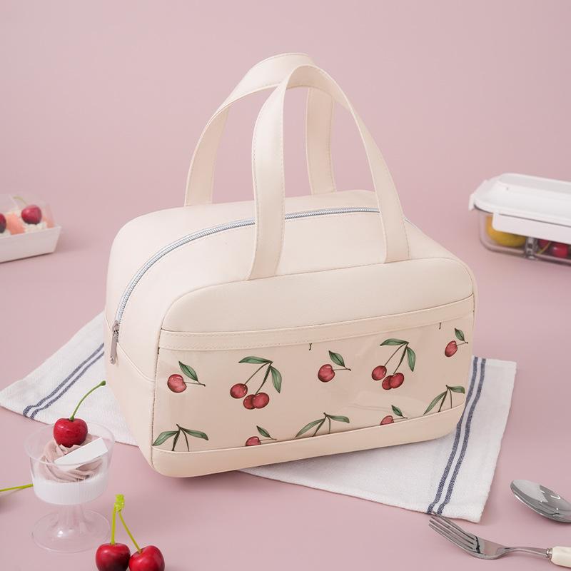 Portable Lunch Bag Woman Insulated Thermal Lunch Box Cooler Handbag Food Bag Carrier for Office School Travel Picnic 2025 Gift