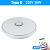 36W/60W Music Led Ceiling Light Lamp RGB Flush Mount Round Starlight APP Bluetooth Music Lamp Dimmable Light with Remote Control