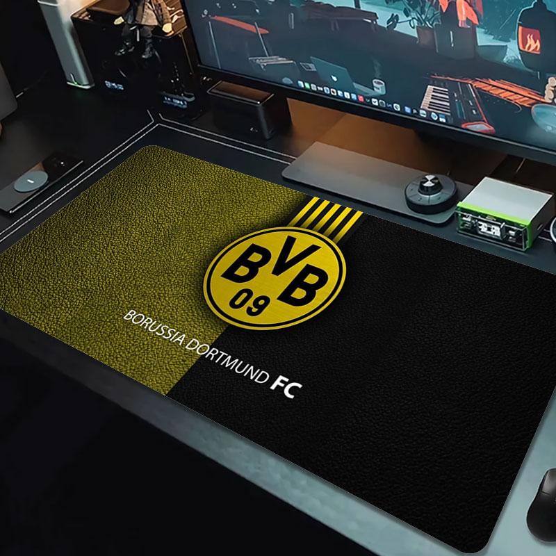 Borussia Large Size Mouse Pad Large Gaming Table Cushion Non-slip Laptop Tablet Big Mousepad XXL Mat Mini PC Playmat With Lock edge