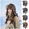 Warm Winter Velvet Hat Soft Ear Protection Hat Cozy Skiing Hat  Unisex