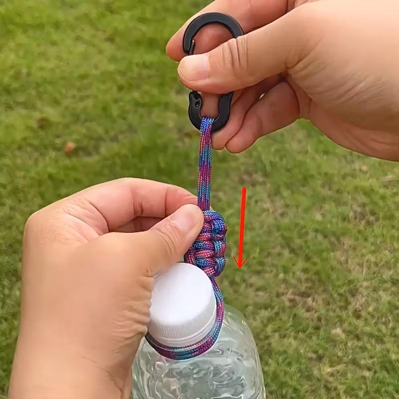 Многофункциональная пряжка для бутылки воды, пряжка для чайника, пряжка для веревки зонта, держатель для бутылки с минеральной водой, брелок против кражи