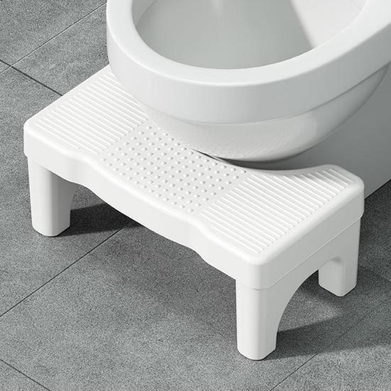 Табурет для унитаза Табурет для сидения на корточках Портативный пластиковый горшок для взрослых Пожилые люди Детская ванная комната Нескользящая Детская мытье рук Ноги