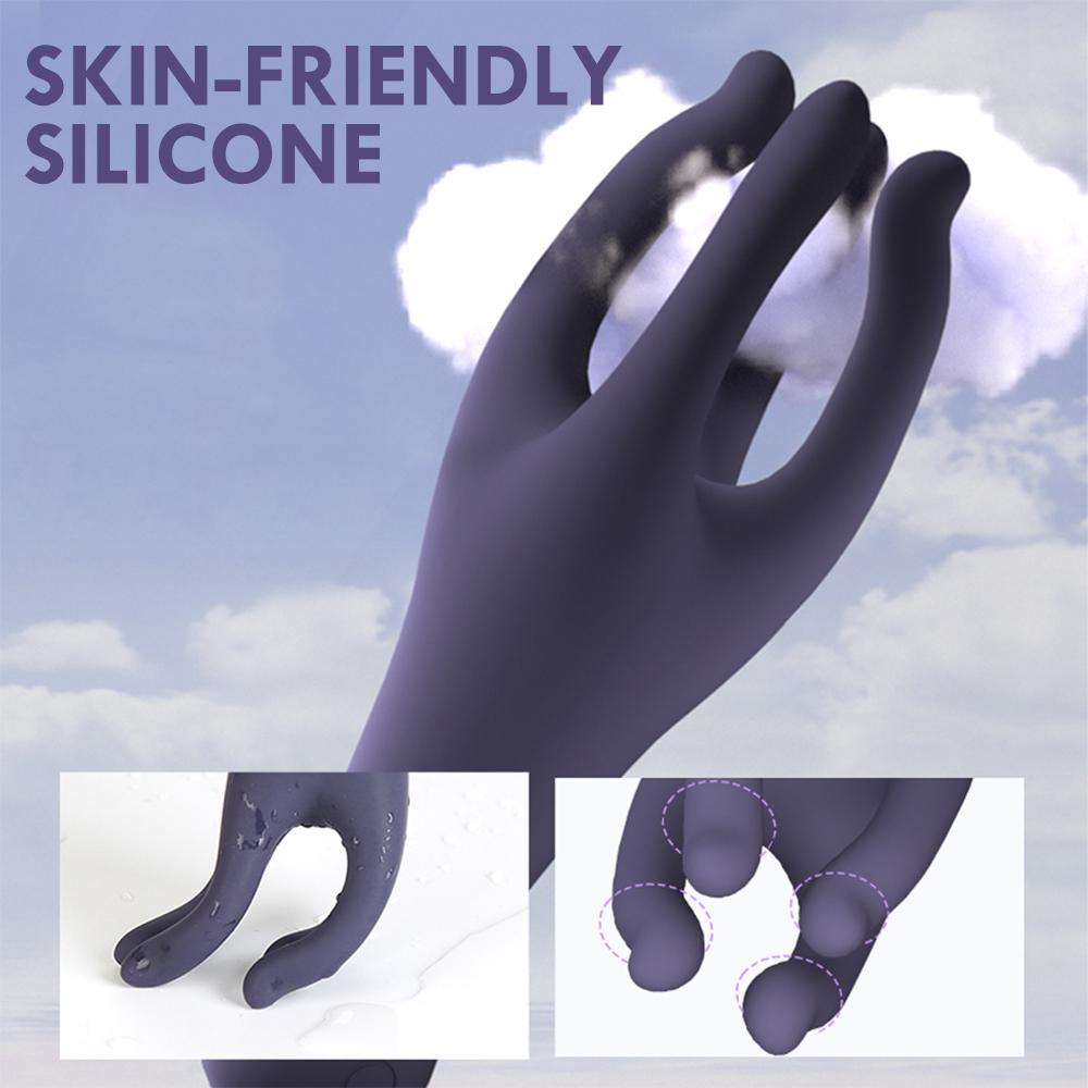 Секс-тренажер для головки массажер для пениса Мужской мастурбатор 10-скоростной вибрирующий вибратор для головки секс-игрушки для мужчин длительная задержка выносливость Exer