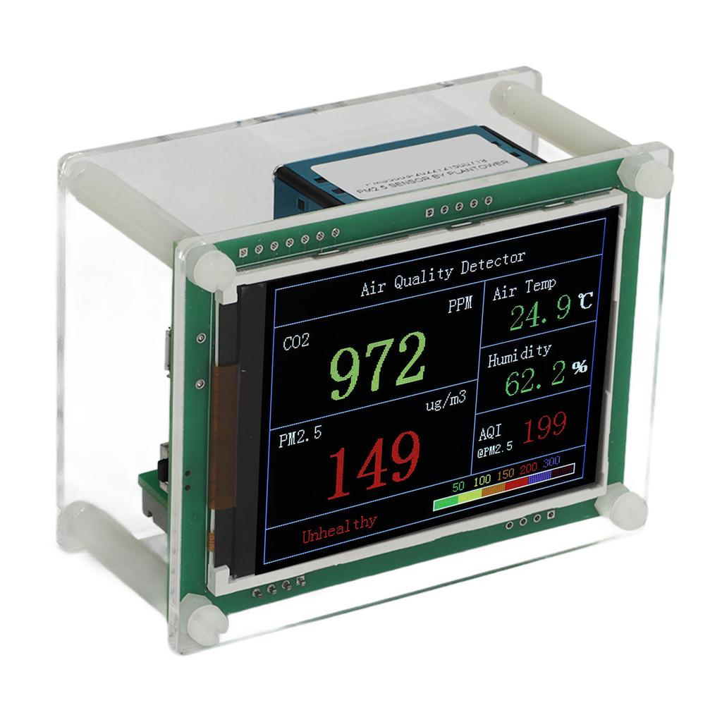 Air Quality Monitor Home Carbon Dioxide Detector High Accuracy Sensor Air Quality Detector for