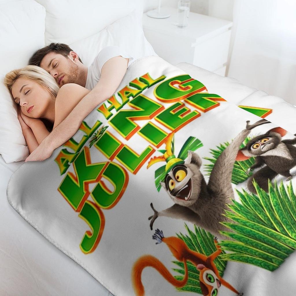 all hail king julien gift for fans all hail king julien crimson Throw Blanket Lightweight Warm Blanket for Travel Camping