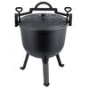 Cast Iron Cauldron Hunting Pot For Campfire & Grill 348210