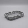 Hollow Out Desk Storage Tray Simple Sundries Storage Dish Woven Storage Tray  Dressing Table