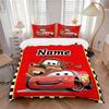 Custom Cars Theme Bedding 3 Piece Set HD Print Duvet Cover Pillowcases for Teens Adult Bedroom Decoration