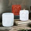 Renaissance Silicone Mold DIY Epoxy Resin Candle Holder Storage Cup Mold for Jewelry Plaster Crafts Nordic Style Display Mold