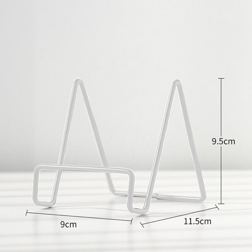 Iron Art Magazine Display Stand Multipurpose Decorative Plate Dish Rack Stable Pedestal Storage Holder Plate Bowl Picture Frame