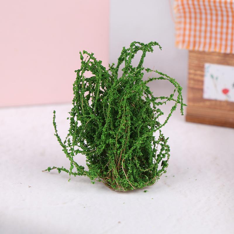 1 шт. кукольный домик своими руками украшение 1/12 кукольный домик миниатюрный разноцветный цветок куст зеленое растение цветок модель игрушка