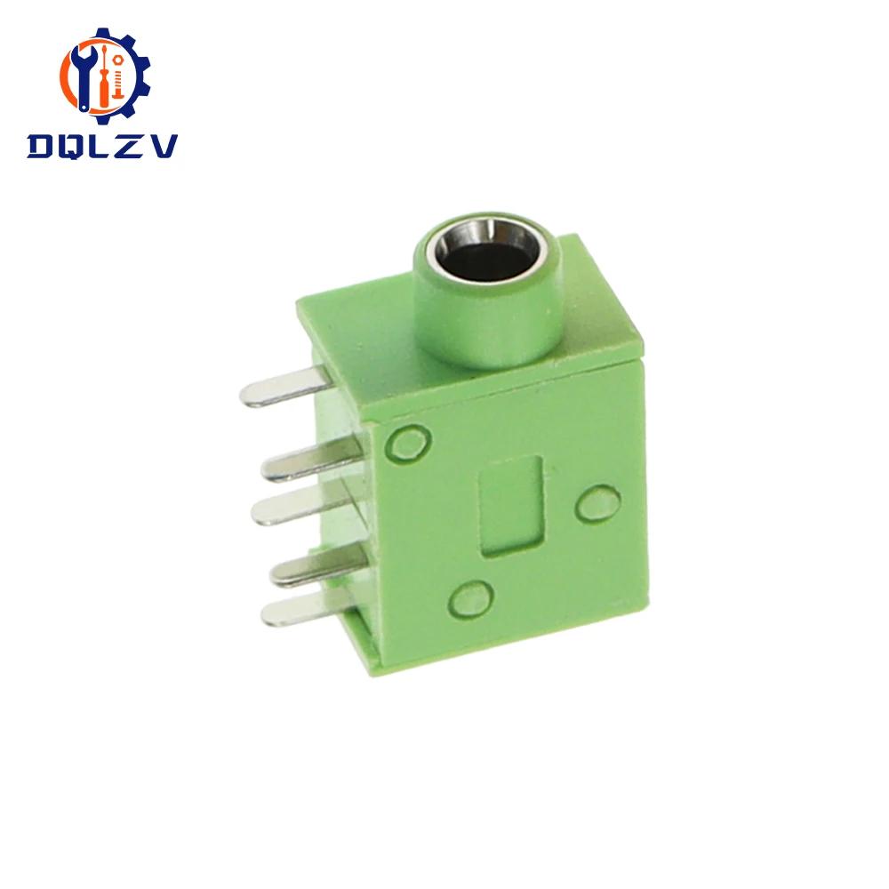 3.5MM Audio Headphone Jack Connector PJ-325 Stereo Audio Earphone Connectors 3.5 PJ-325 Audio Jack Socket Multicolor