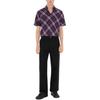 Burberry Check Pattern Short Sleeved Shirt 80953251
