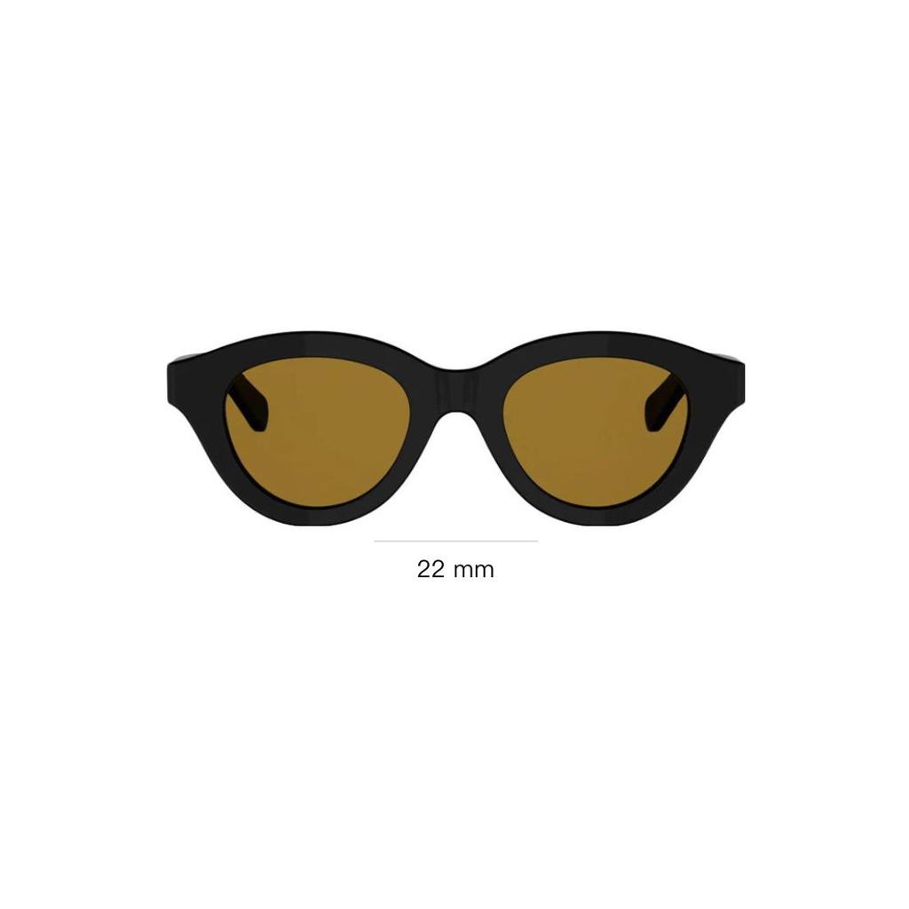 Celine Logo Design Acetate Oval Sunglasses Unisex sunglasses Black CL40338F01J