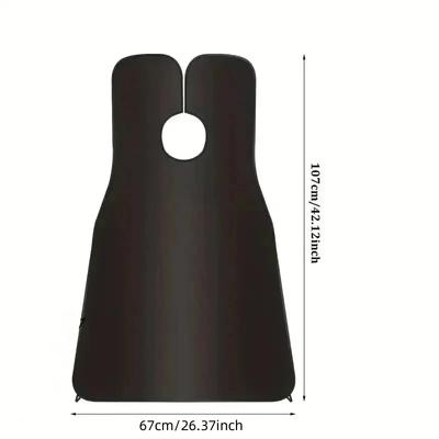 Нагрудник-фартук-ловушка для бороды для мужчин, накидка для бритья и тримминга, антипригарная салфетка для ухода за бородой с присосками