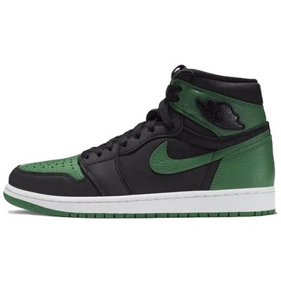 Мужские кроссовки Air 1 Retro High OG Pine Green 2.0 Black White-Gym-Red-Pine-Green 555088-030