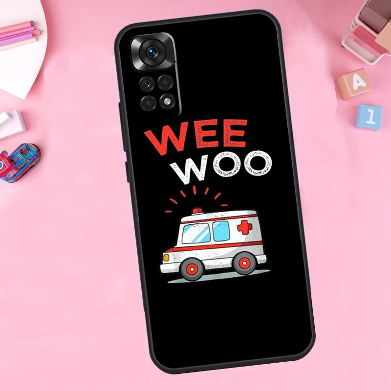 Чехол для телефона скорой помощи EMS EMT Парамедик для Xiaomi Redmi Note 11 10 9 8 12 Pro Turbo 9S 10S 11S 12S 9A 9C 10C 12C