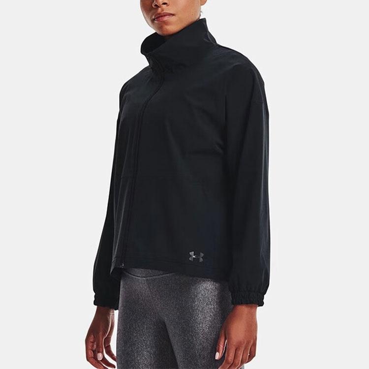 Under Armour Jackets Women's Black Stand Collar Moderate Other 1370738-001