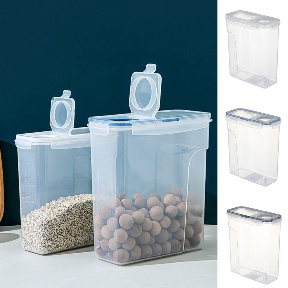 Transparent Cereal Storage Container Sealed Food Storage Box Practical Grain Storage Tank Sugar