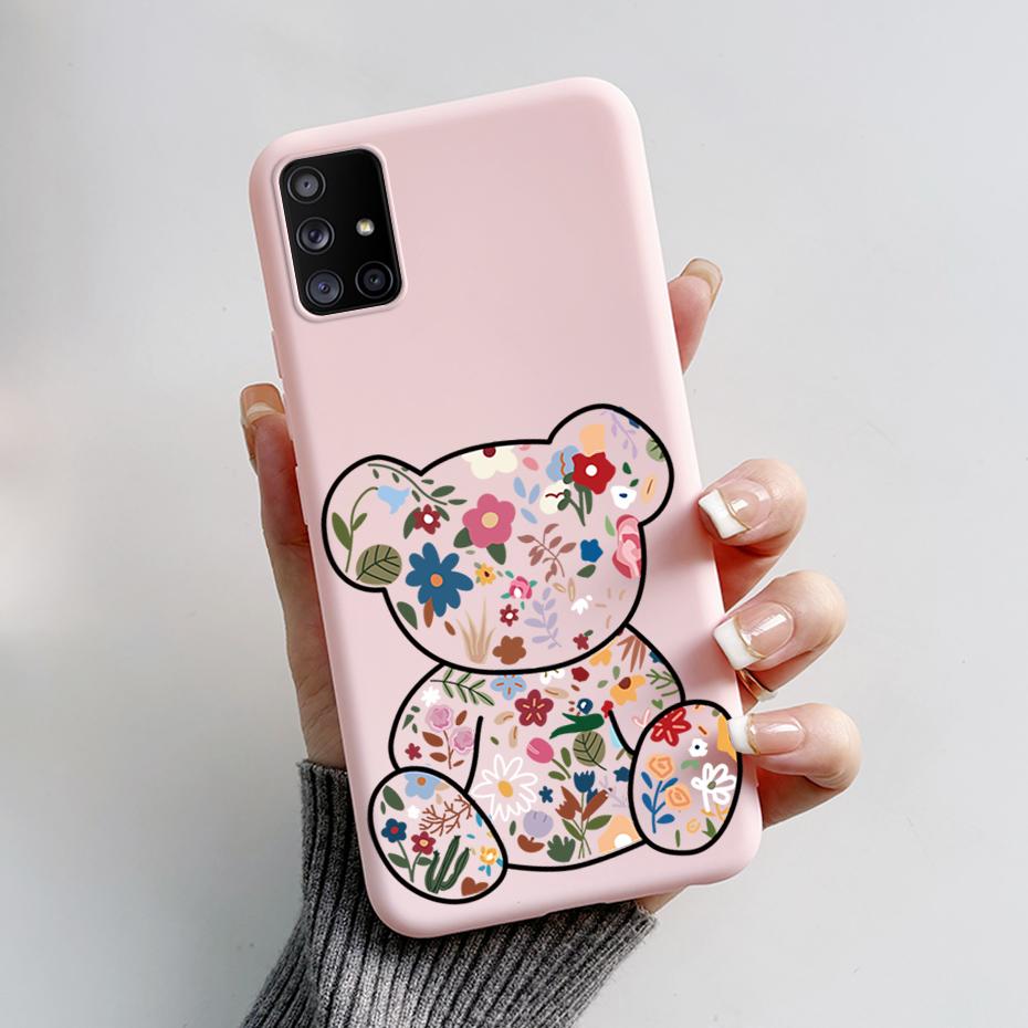 For Samsung Galaxy A51 A71 5G Case SM-A516F SM-A716F Soft Slim Cute Cartoon Frog Back Cover Fundas Bumper For Samsung A 51 Coque