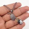 Natural Dendritic Opal Gemstone 925 Sterling Silver Handcrafted Jewelry Pendant PP-55-22