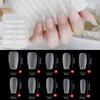 100Pcs Fake Nails Harmless Flexible Extra-Long Matte Finish Eco-friendly Extend Nails Plastic Removable FALSE Nails Full