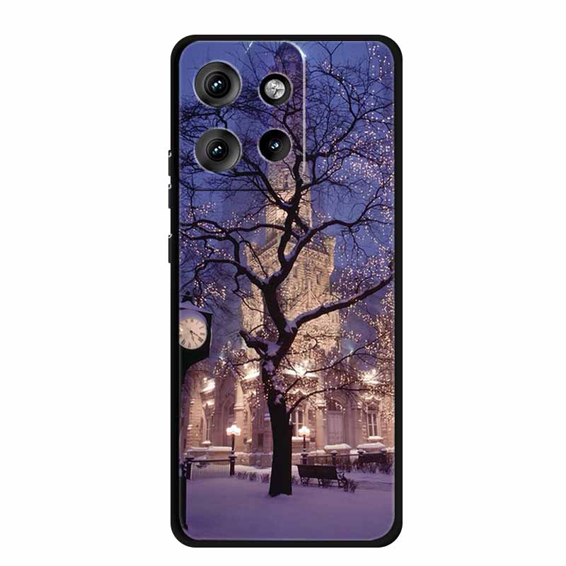 Чехол для Moto Edge 50 Neo Роскошные мягкие силиконовые чехлы из ТПУ для Motorola Edge 50 Neo Moto S50 5G Ударопрочный чехол с рисунком сердца Fundas