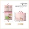 7in1 Foldable Storage Bag Large Capacity Cartoon Pattern Travel Handbag Space-saving Waterproof Clothing Organizer Bag