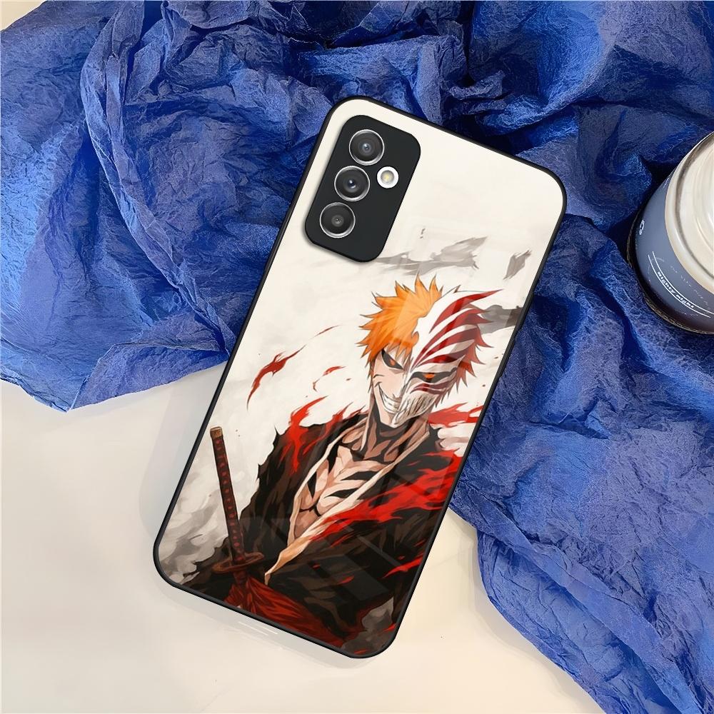 Чехол для телефона Bleach Kurosaki Ichigo для Samsung Galaxy S26 S25 S24 S30 S21 S23 S20 S22 Fe Pro Edge Ultra Plus стеклянный Чехол
