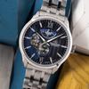 [Orient Star] Automatic Watch Layered Skeleton Mechanical Japan-Made 2-Year Warranty Open Heart RK-AV0B03B Men's Black