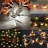 10M Solar Outdoor Cute Honey Lamp String Fairy Fairy Tale Copper Wire Lamp Garden Lawn Plant Decoration Courtyard Party Holiday Wedding Decoration