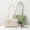 Long Handle Square Tote Shoulder Bag (4 Colors)