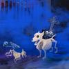 Halloween Wolf Dog Animal Skeleton Home Creative Decoration Festival Party Garden Decoration Desktop Wolf Ornament Gift