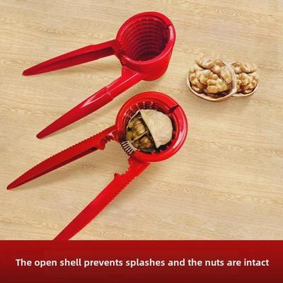 Красный алюминиевый орехокол для каштанов, фундука и грецких орехов