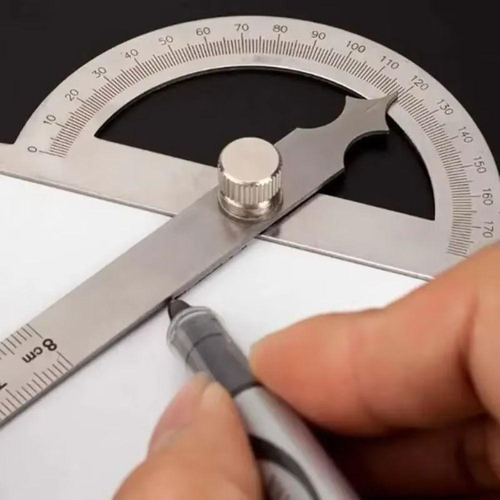 Угломер 180 градусов, транспортир, измерительная линейка, регулируемый транспортир, измерительный инструмент