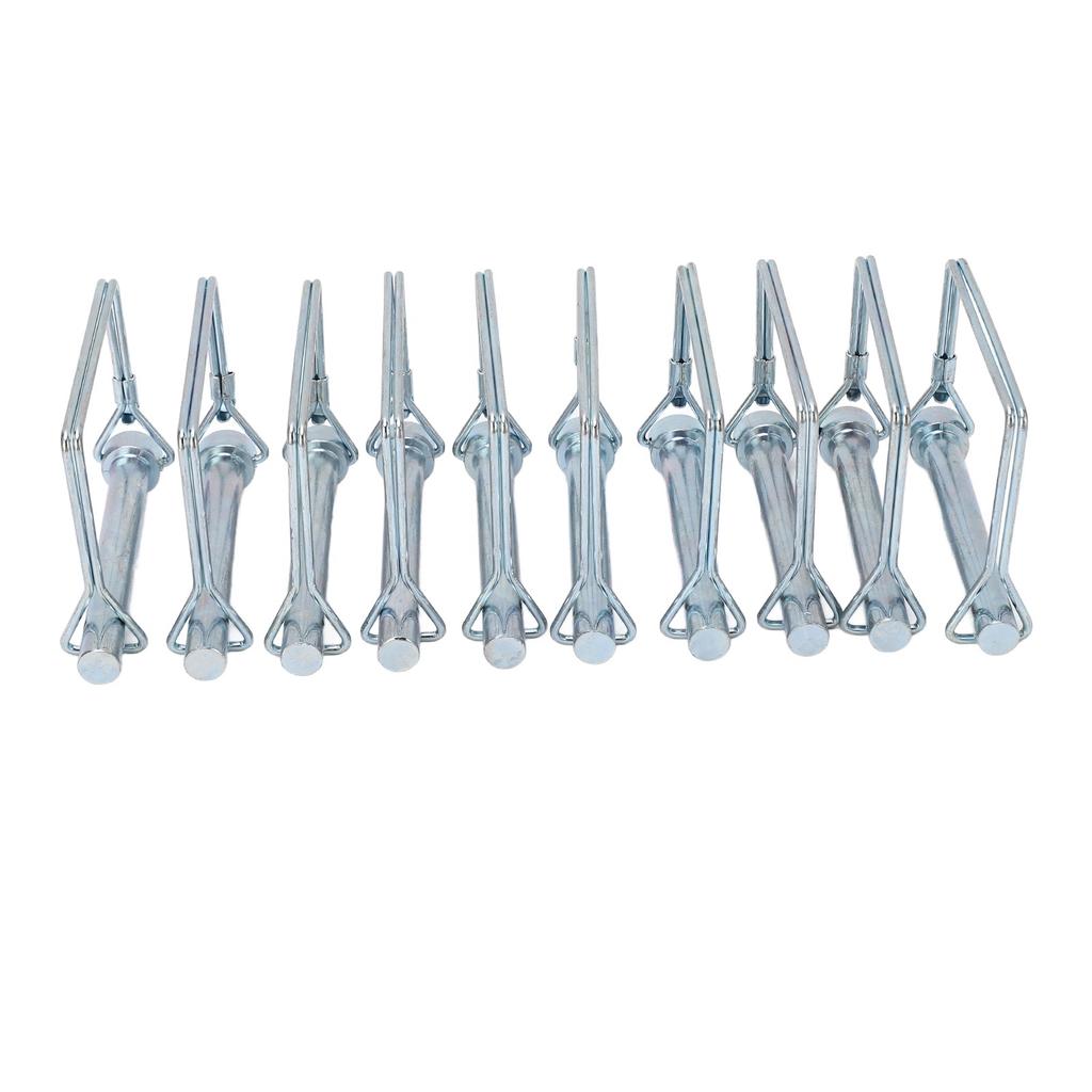 10Pcs Trailer Hitch Pin 5 16 Inch Rustproof Reliable Stable Trailer Coupler Pin for Hooks Power Output Shafts