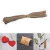 1.5mm Fine Jute Twine Gift Wrapping Durable Rope Packing String for DIY Crafts Artworks Cards