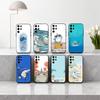 Чехол для телефона C-Cartoon S-Shark-K для Samsung S25,24,23,22,30,21,10,9,Ultra,Plus,Lite,FE,4,5 G Мягкий Черный Чехол