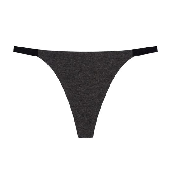 Бесшовные стринги для женщин, дышащее нижнее белье, дерзкие трусики с низкой талией и Т-образным вырезом, сексуальные эластичные трусы