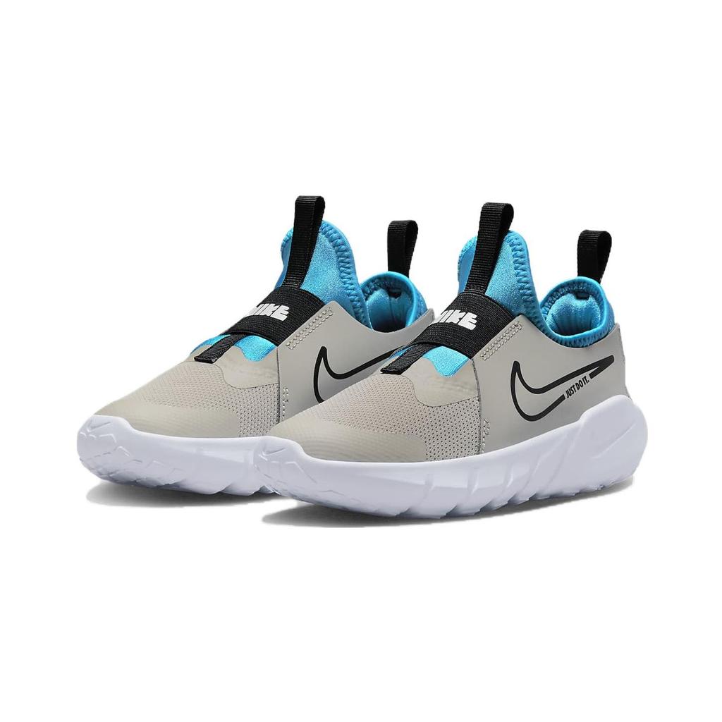 Nike Flex Runner 2 PS Light Iron Ore Blue Lightning Kids Sneakers Grey White Black DJ6040-008