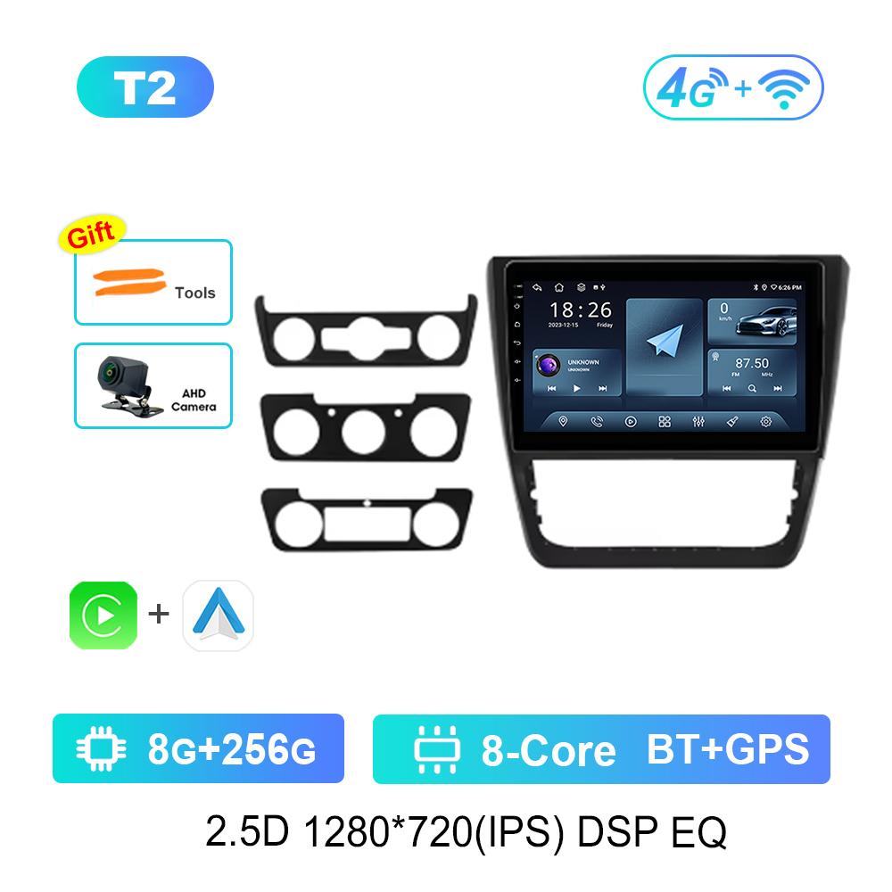 10-дюймовый автомобильный радио мультимедийный плеер для SKODA Yeti 5L 2009 - 2014 GPS Навигация Операционная система Android 4G Bluetooth WiFi DSP Стерео Авто Инструменты