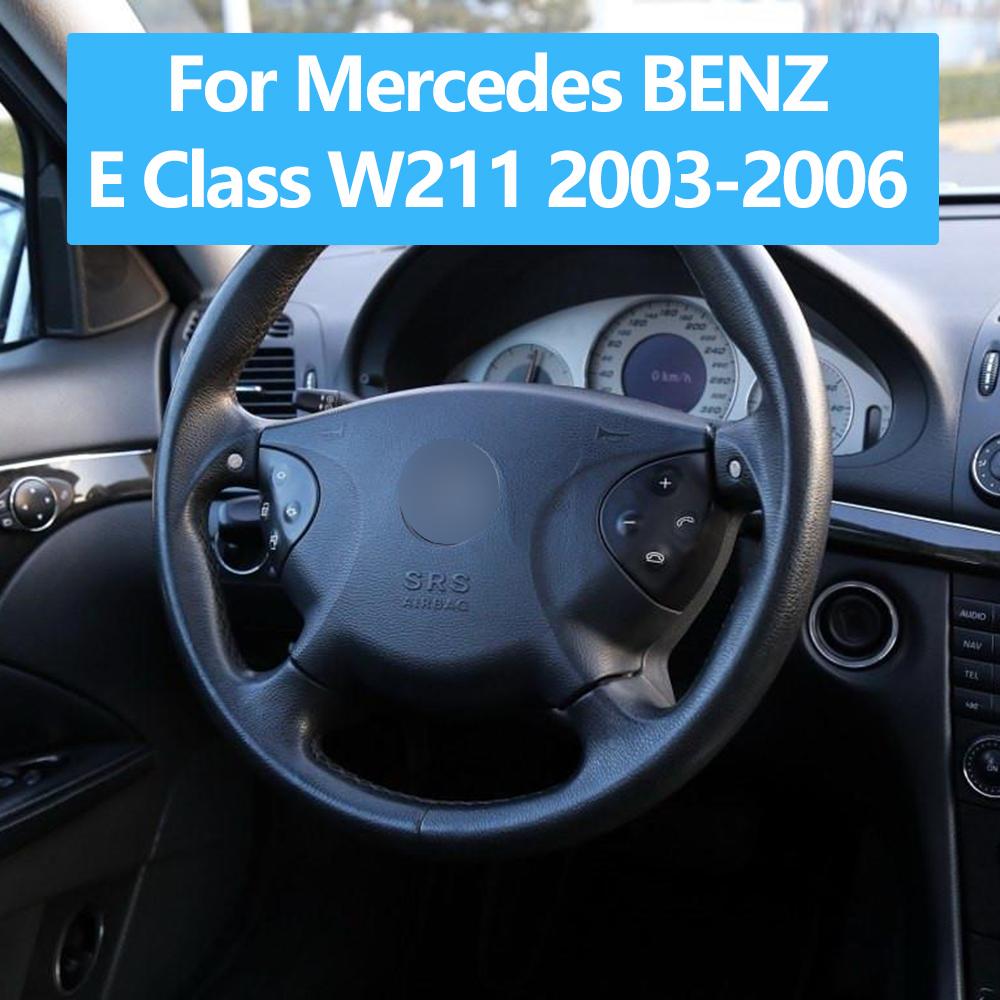 LHD RHD автомобильный переключатель на руле, кнопка управления, накладка для Mercedes Benz E Class W211 E320 E350 E550