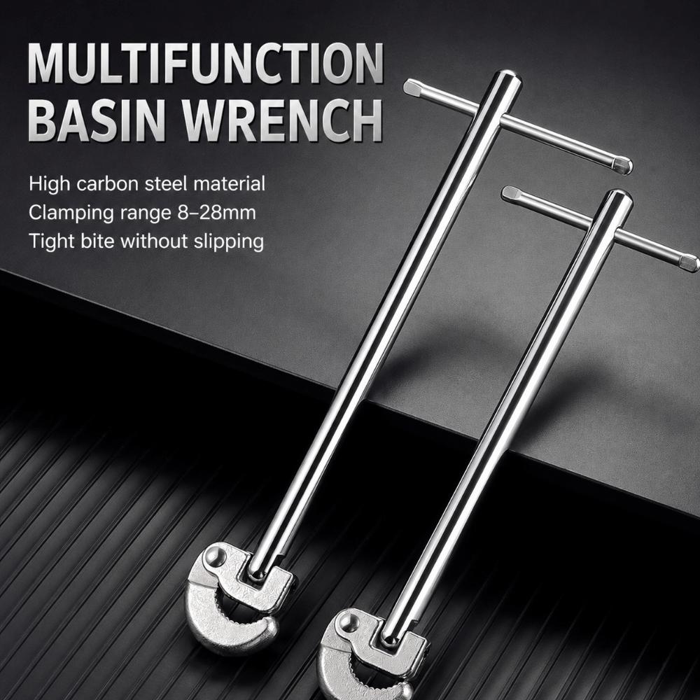 Extended Body Plumbing Wrench Multi Function Pipe Repair Kit Shower Fitting Tool Shower Fit